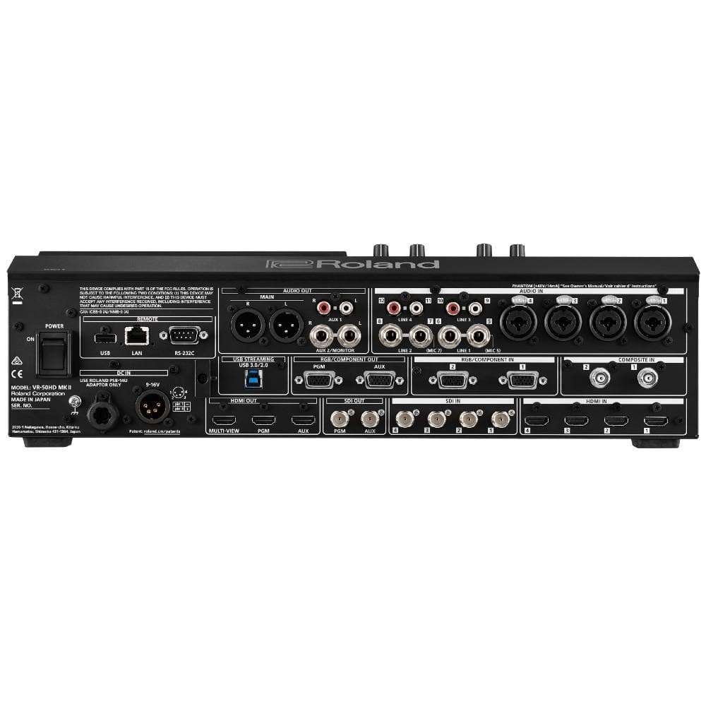 roland analog mixers roland vr-50hdmk2 multi-format av mixer with usb 3.0 streaming