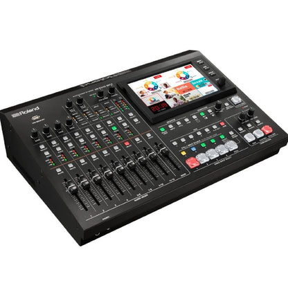 roland analog mixers roland vr-50hdmk2 multi-format av mixer with usb 3.0 streaming