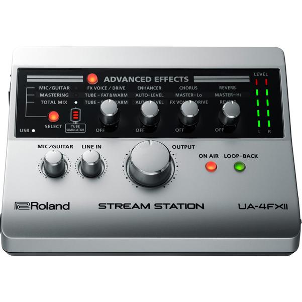 roland audio interfaces roland ua-4fx2 stream station usb audio interface