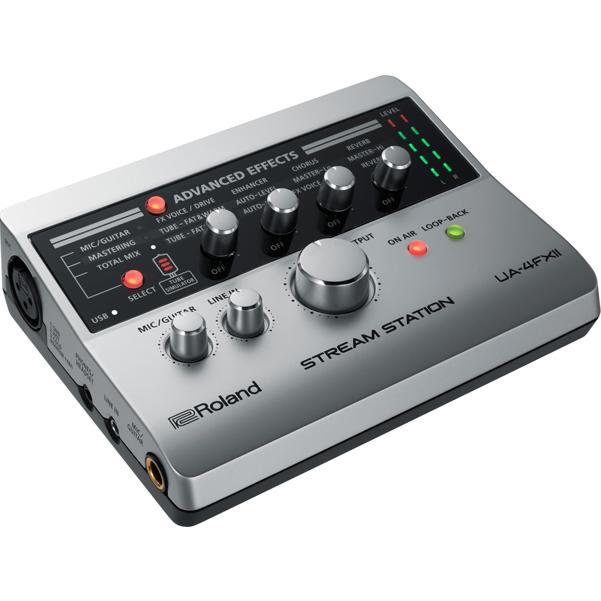 roland audio interfaces roland ua-4fx2 stream station usb audio interface