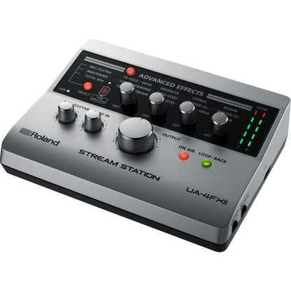 roland audio interfaces roland ua-4fx2 stream station usb audio interface