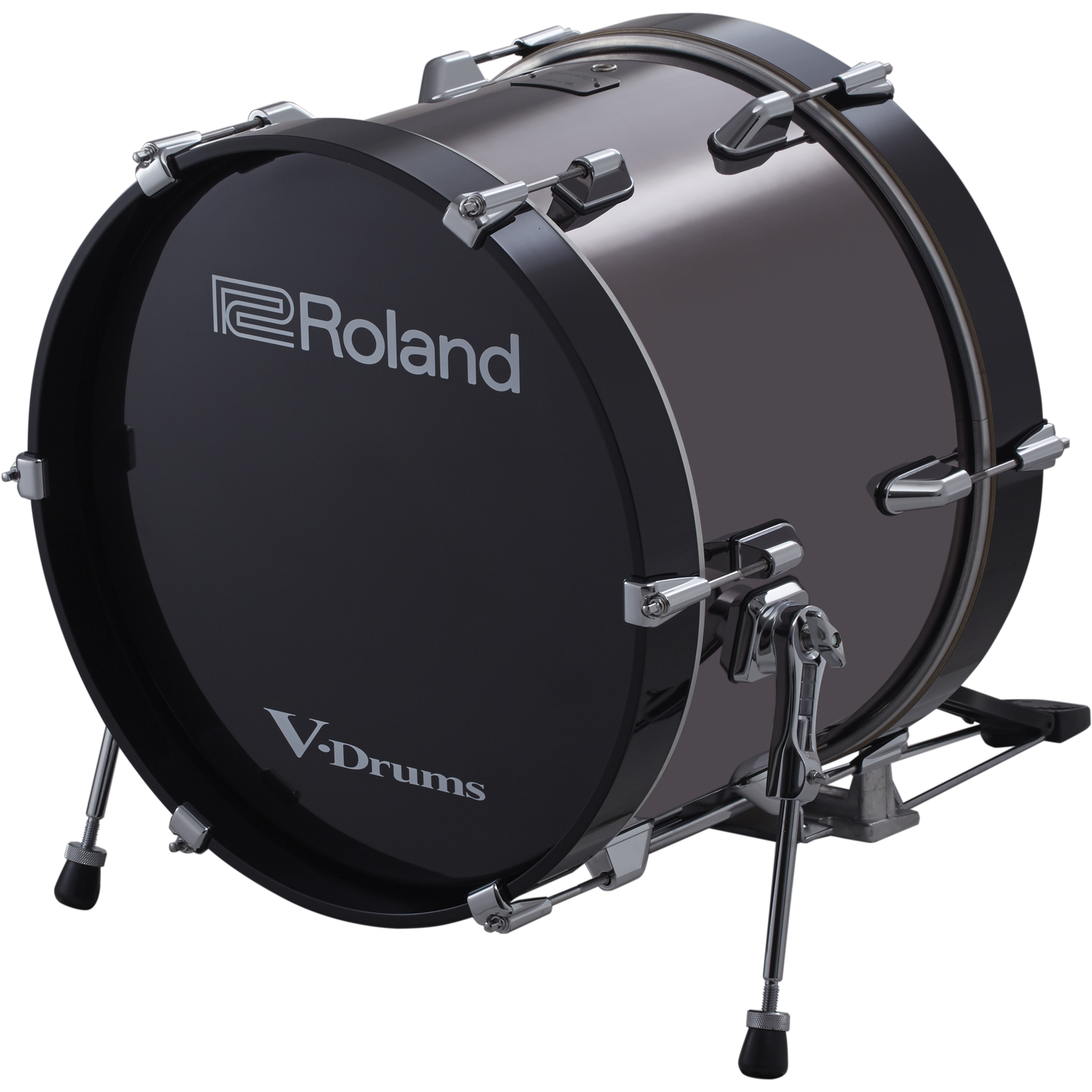 Roland Bass Drums Roland KD-180 18 Inch Bass Drums- Black Chrome