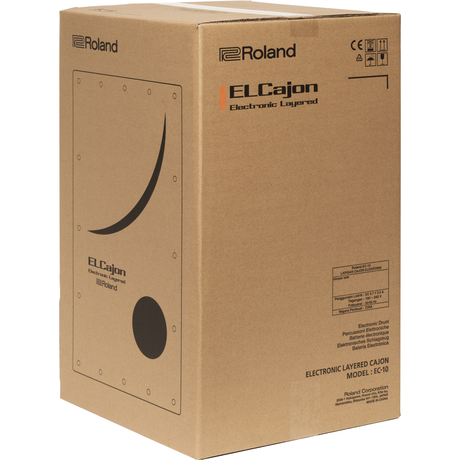 Roland Cajons Roland EC10 El Cajon Hybrid Cajon