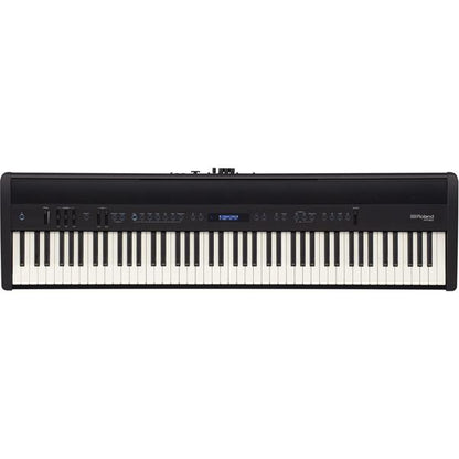 roland digital pianos black roland fp 60 88 key digital piano with ivory feel keybed 