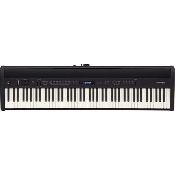 roland digital pianos black roland fp 60 88 key digital piano with ivory feel keybed 