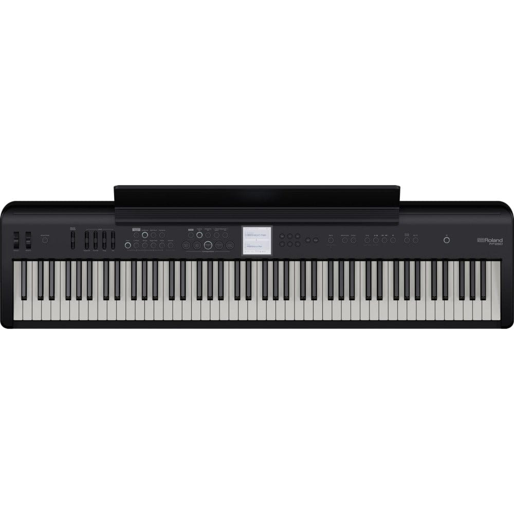 roland digital pianos black roland fp-e50 88-key portable digital piano