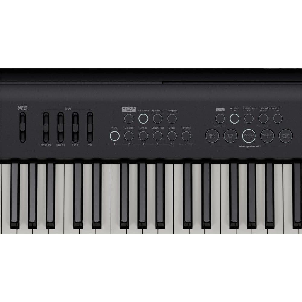 roland digital pianos black roland fp-e50 88-key portable digital piano