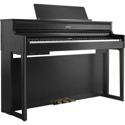 Roland Digital Pianos Charcoal Black / Piano with Stand Roland HP704 Digital Piano with Stand 