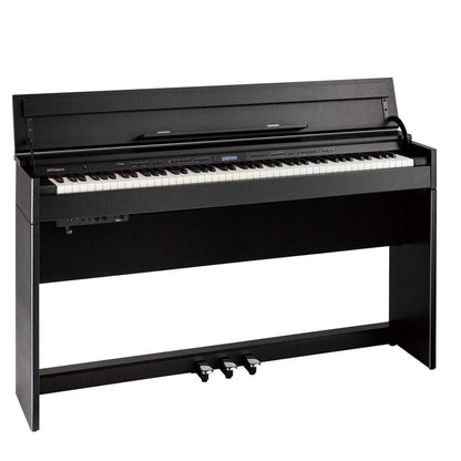 roland digital pianos contemporary black roland dp-603 88-key digital piano with ebony/ivory feel keybed 