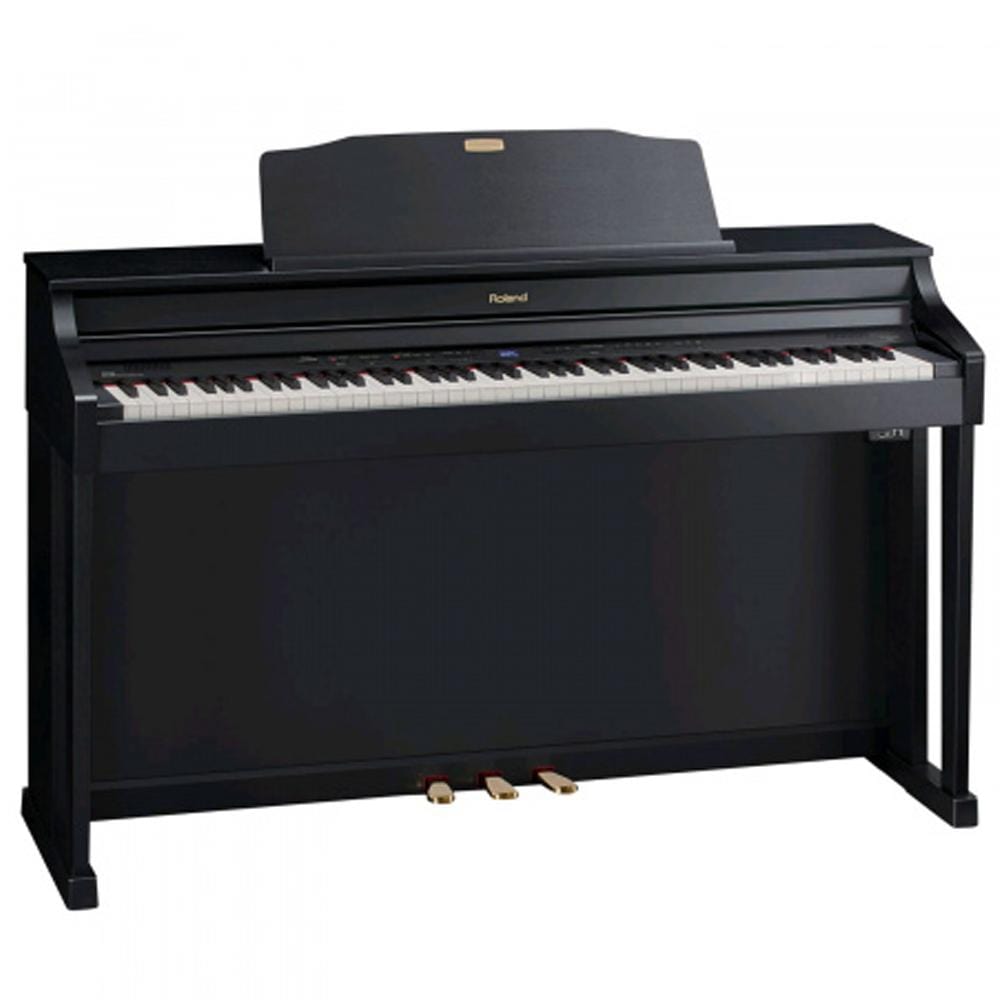 roland digital pianos contemporary black roland hp-506-rw(j) digital piano   #color_contemporary-black