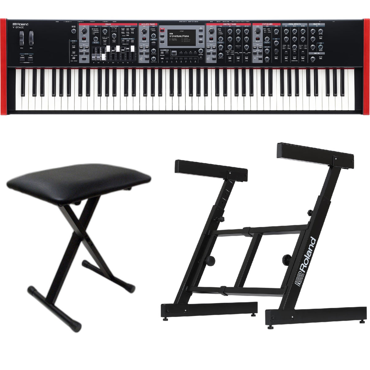 Roland Digital Pianos Piano with Stand & Bench Roland V-STAGE 88 Keys Digital Piano #style_piano-with-stand-&-bench