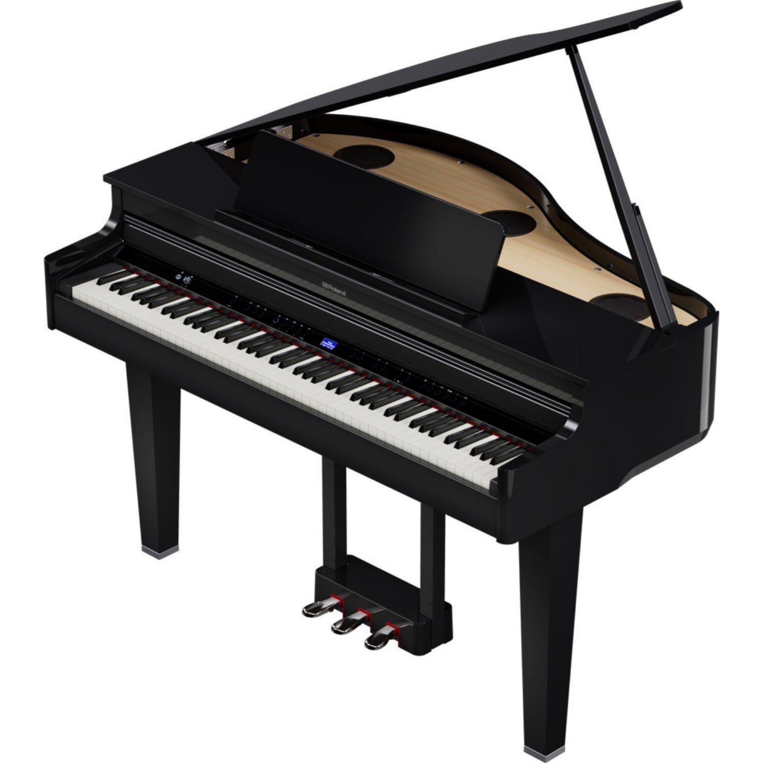 Roland Digital Pianos Polished Ebony Roland GP-6 Grand  Digital Piano 