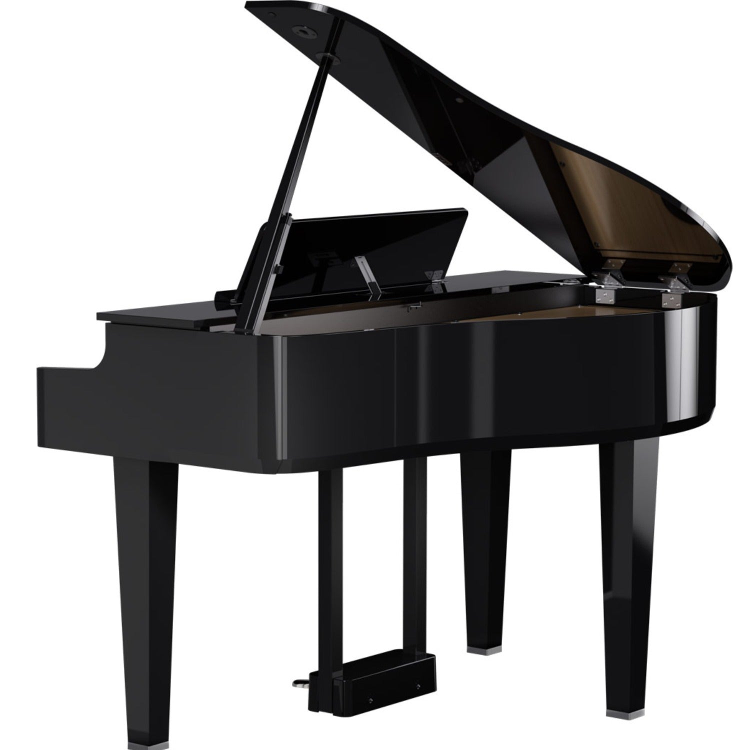 Roland Digital Pianos Polished Ebony Roland GP-6 Grand  Digital Piano 
