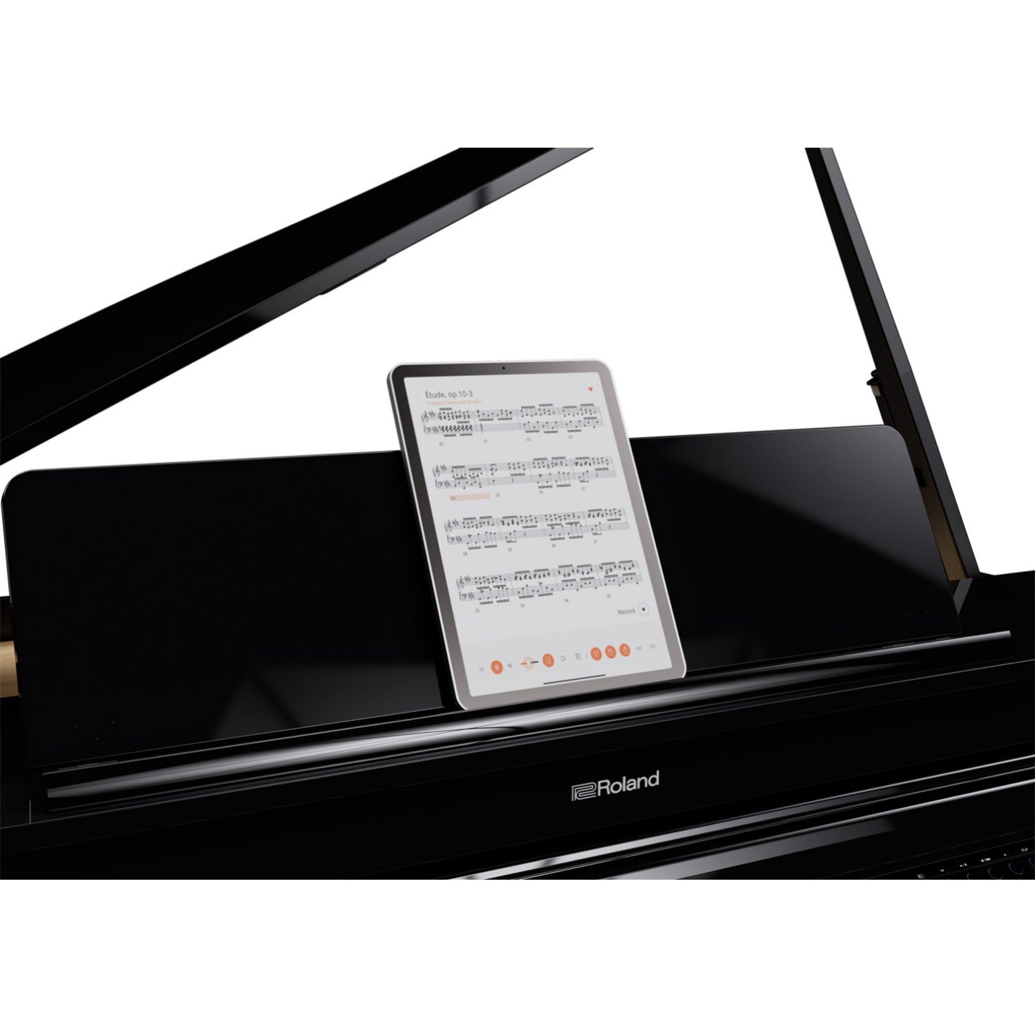 Roland Digital Pianos Polished Ebony Roland GP-6 Grand  Digital Piano 