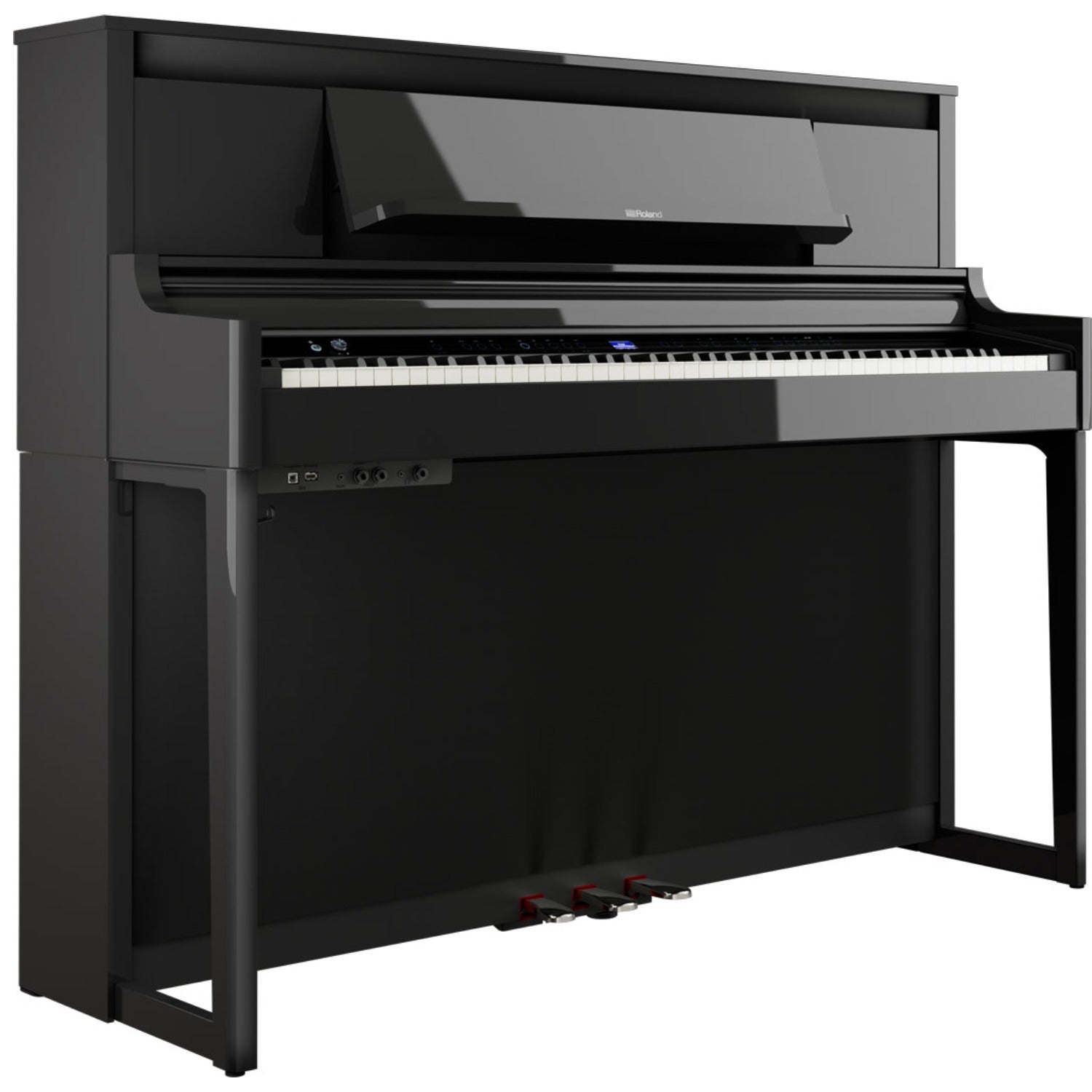 Roland Digital Pianos Polished Ebony Roland LX-6 88 Keys Digital Piano #color_polished-ebony