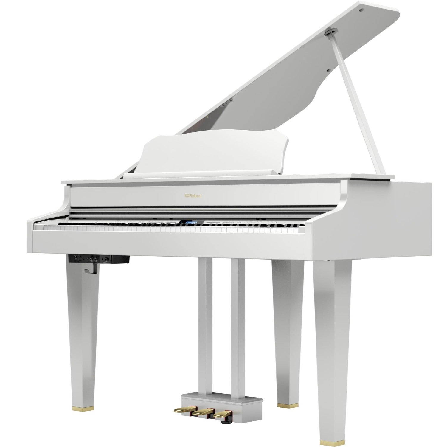 Roland Digital Pianos Polished White Roland GP607 88 Keys Grand Digital Piano