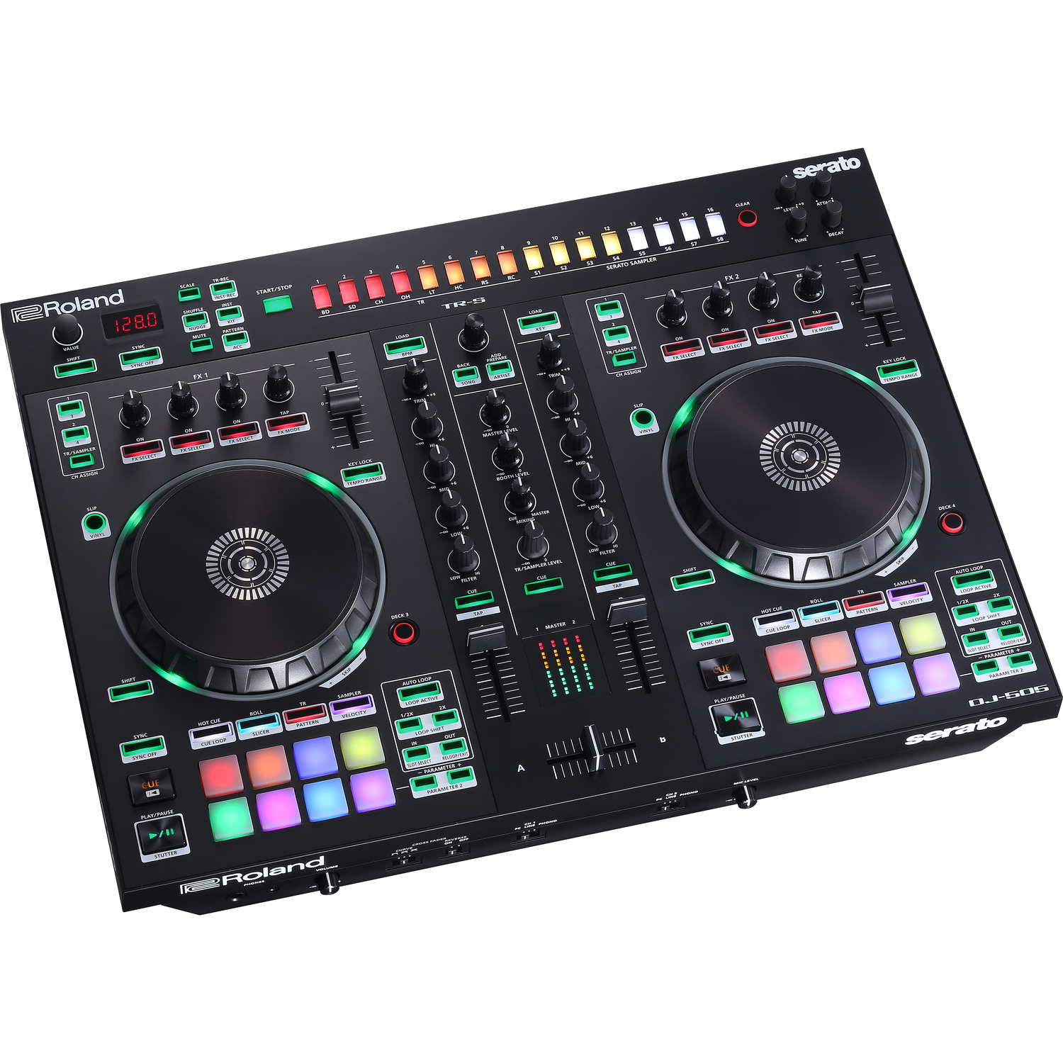 Roland DJ Controller Interfaces Roland DJ-505 DJ Controller