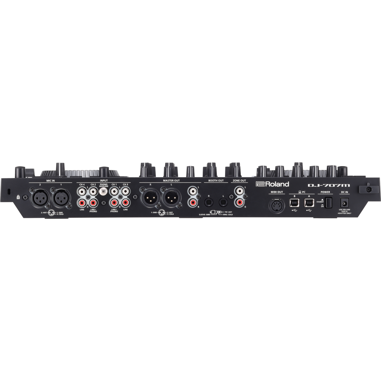 Roland DJ Controller Interfaces Roland DJ-707M Serato DJ Pro Controller