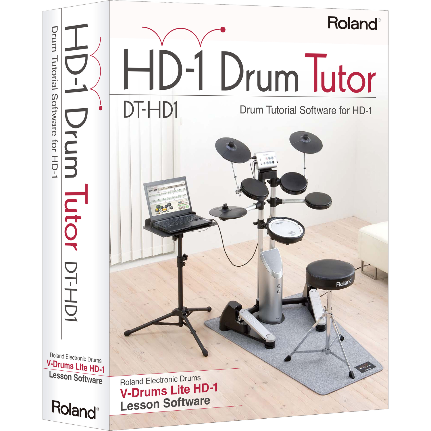 Roland Drum Percussion Instruction Roland DTHD1 Drum Tutor Software for VDrums Electronic Drums