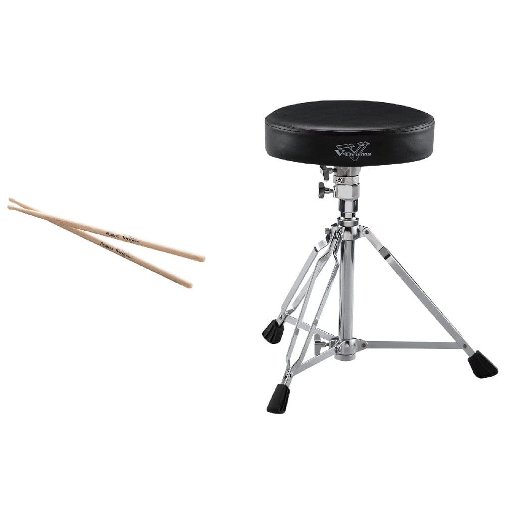 Roland Drum Thrones Black Roland DAP-2X V-Drums Accessory Package 