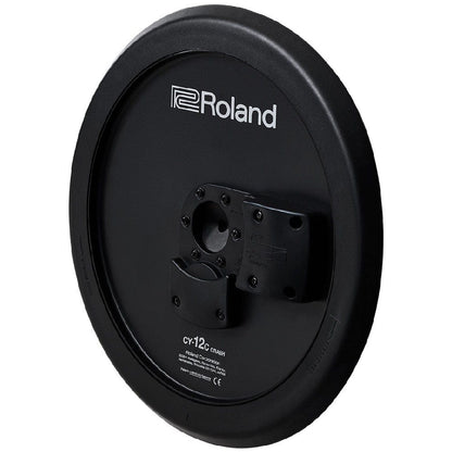 roland electronic cymbal pads black roland cy-12c 12 inch v-cymbal crash   