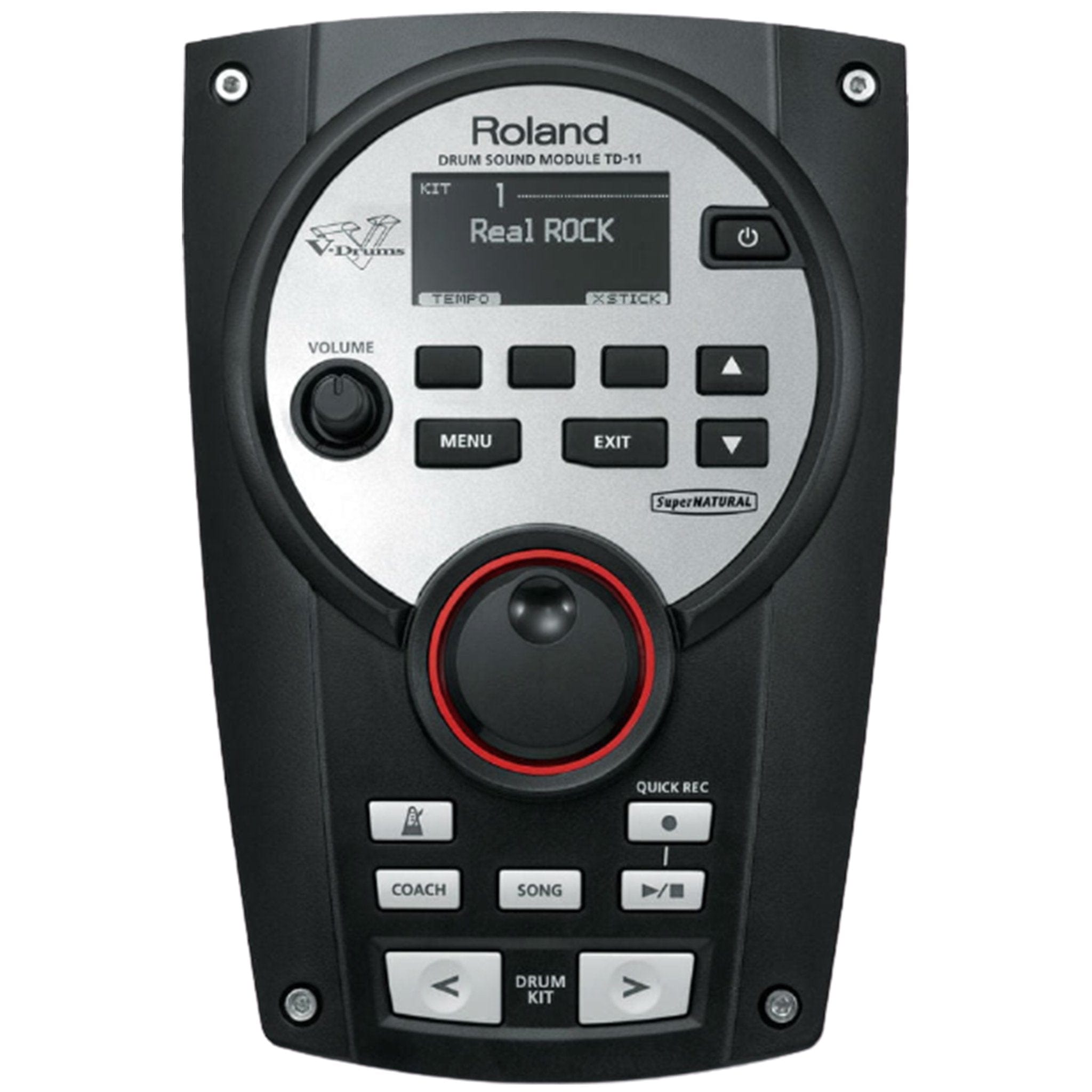 Roland Electronic Drum Kits Roland TD-11KV V-Compact Series Electronic Drum Mesh Kit + MDS4V Stand