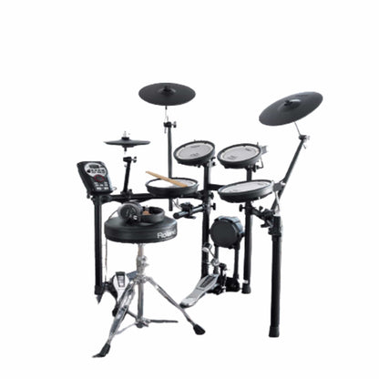 Roland Electronic Drum Kits Roland TD-11KV V-Compact Series Electronic Drum Mesh Kit + MDS4V Stand