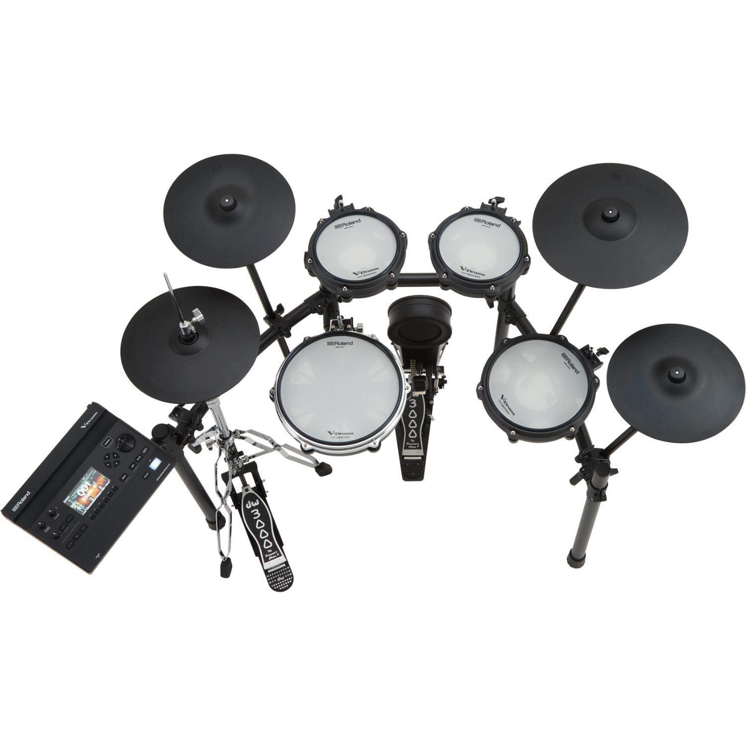 Roland Electronic Drum Kits Roland V Drums Electronic Drum Mesh Kit with MDS-Compact Drum Stand