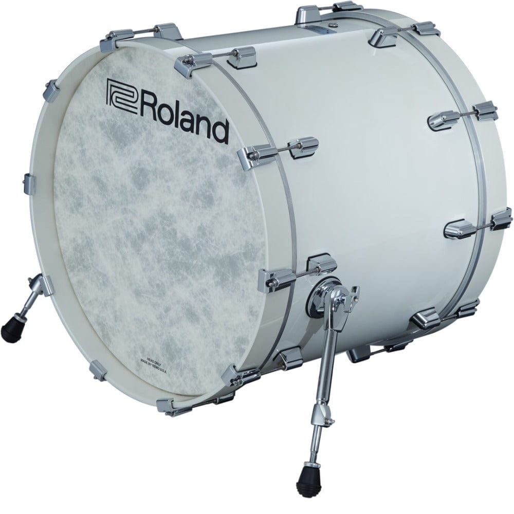Roland Electronic Drum Pads Pearl White Roland KD 222 Full-Size V-Drums Acoustic Design 22" Kick Drum Pad