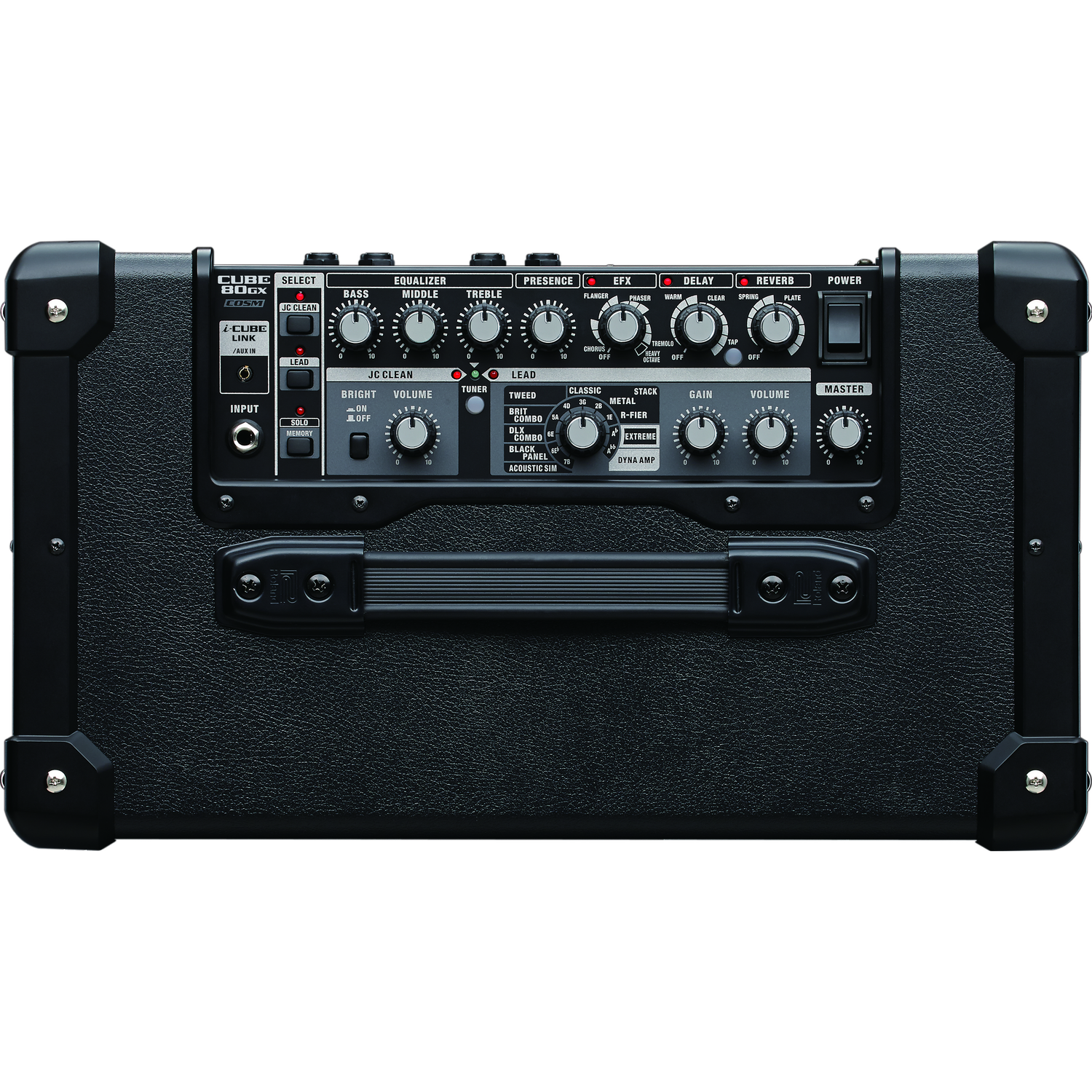 Roland Guitar Combo Amplifiers Roland CUBE-80GX 80W 1x12 Combo Guitar Amplifier