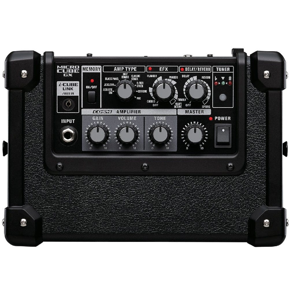 roland guitar combo amplifiers roland micro cube gx guitar amplifier   #color_black