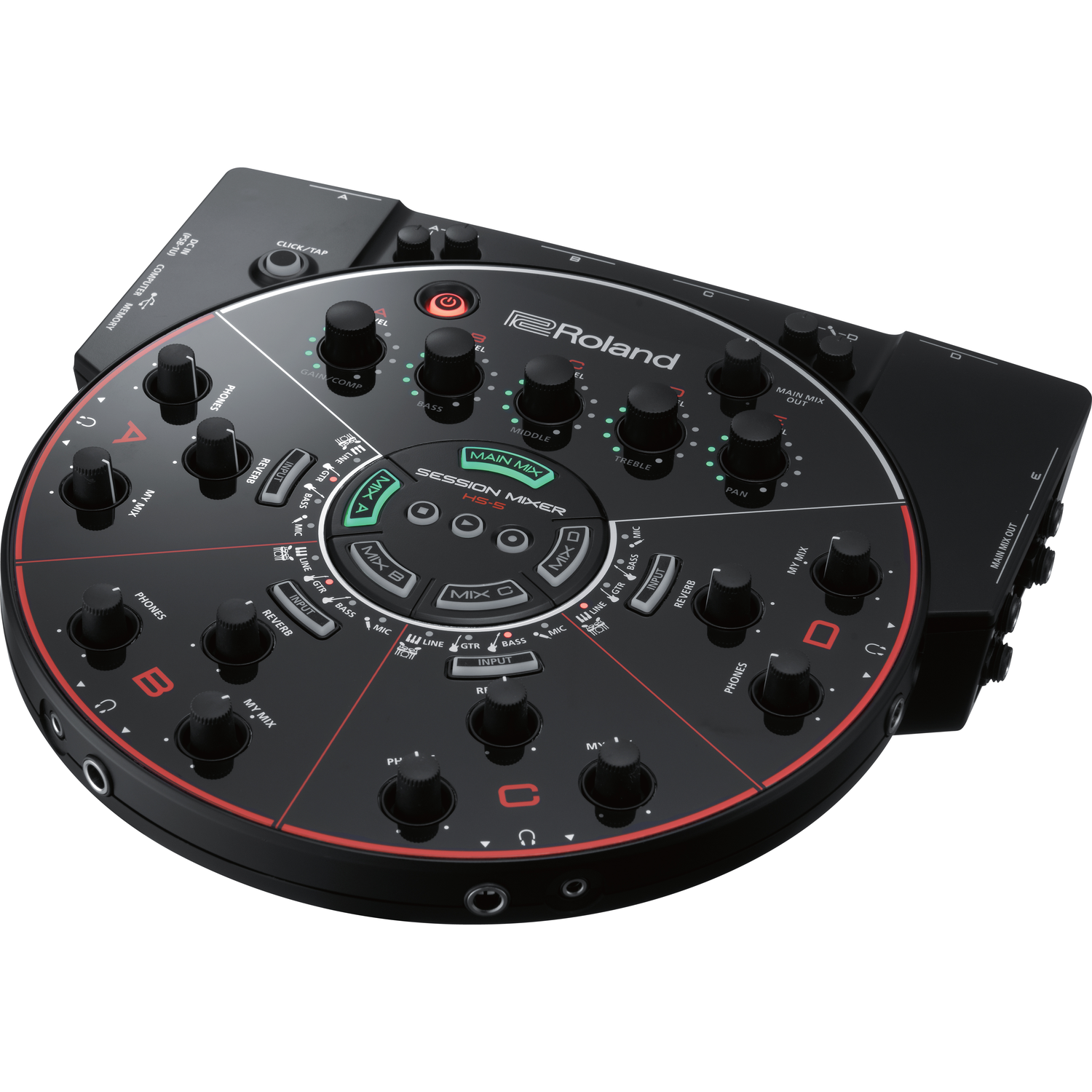 Roland Headphone Amplifiers Roland HS-5 Session Mixer / Headphone Amplifier