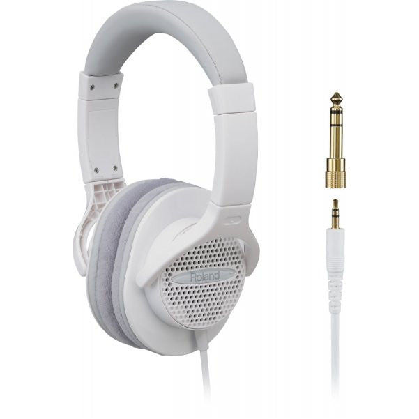 roland headphones roland rh-a7 monitor headphones (white)
