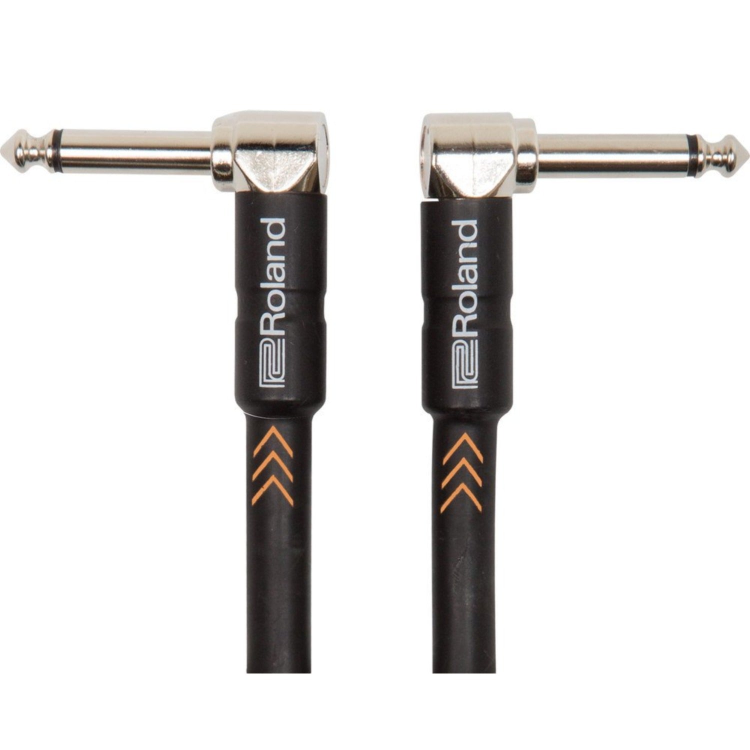 Roland Instrument Cables Black / 1M Roland RIC-B3AA Angled/Angled Instrument Cable