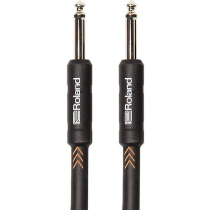 Roland Instrument Cables Black / 3M Roland Black Series Instrument Cables 