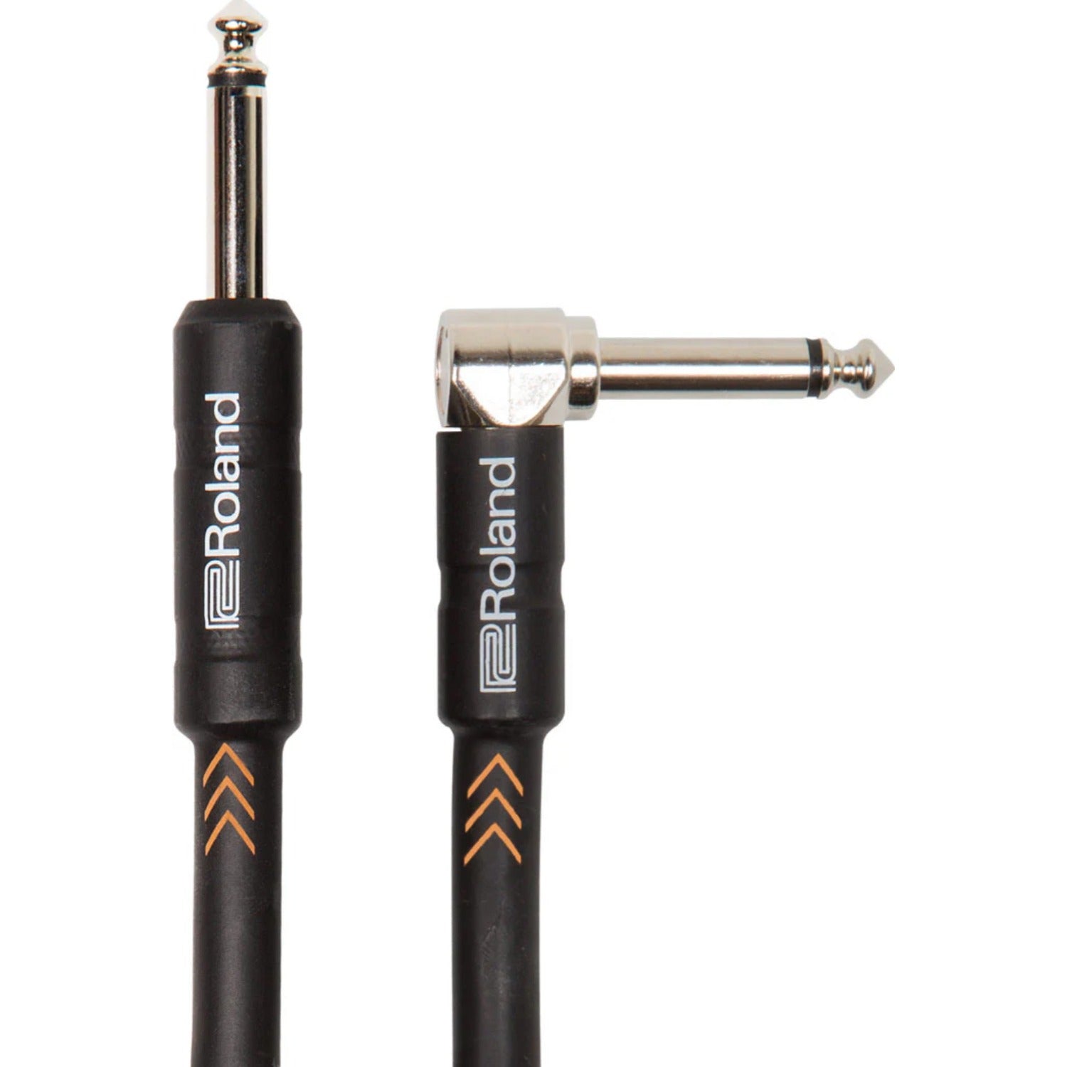 Roland Instrument Cables Black / 6M Roland RIC-B20A Angled/Straight Instrument Cable