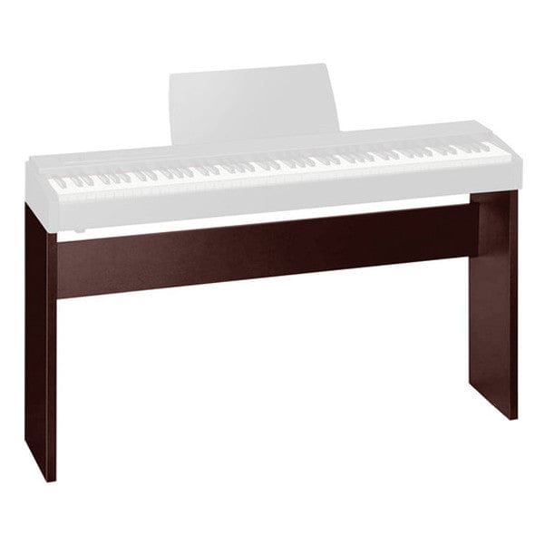 Roland Keyboard Accessories Dark Walnut Roland KSC-68 Stand for F-20 Digital Piano #color_dark-walnut