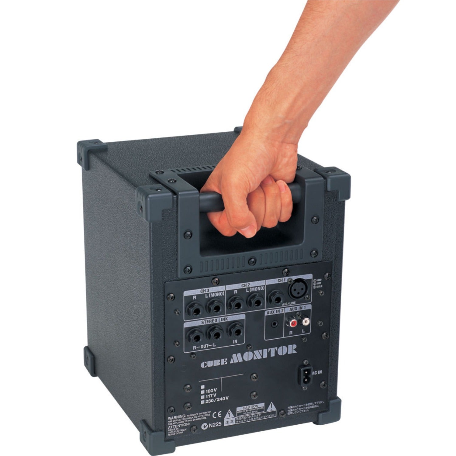 Roland Keyboard Amplifiers Roland CM30 Active Cube Monitor Amplifier with 3 Inputs