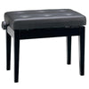Roland Piano Benches Ebony Black Polish Roland BNC 21 Adjustable Bench for Roland Digital Pianos