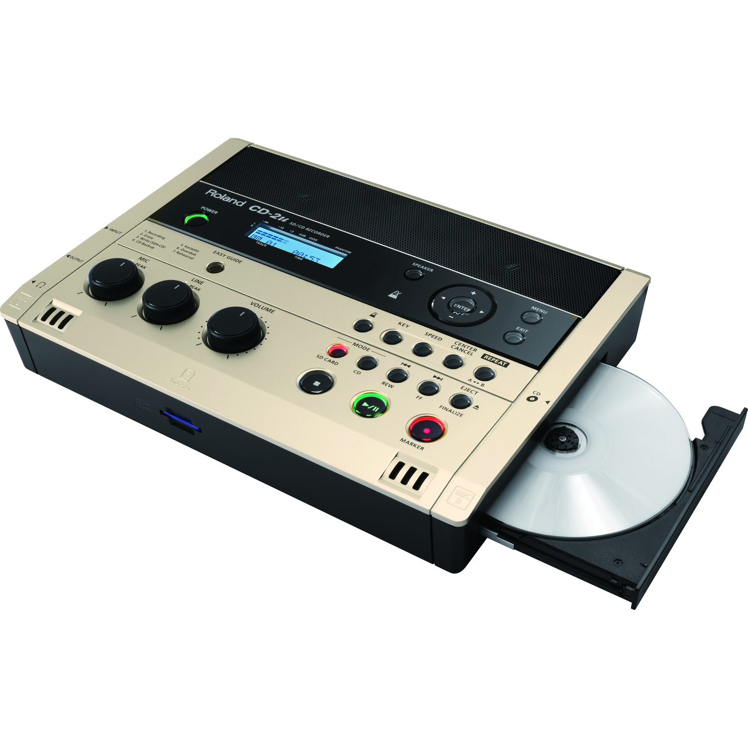 Roland Portable Field Recorders Roland CD-2u SD/CD Portable Field Recorder