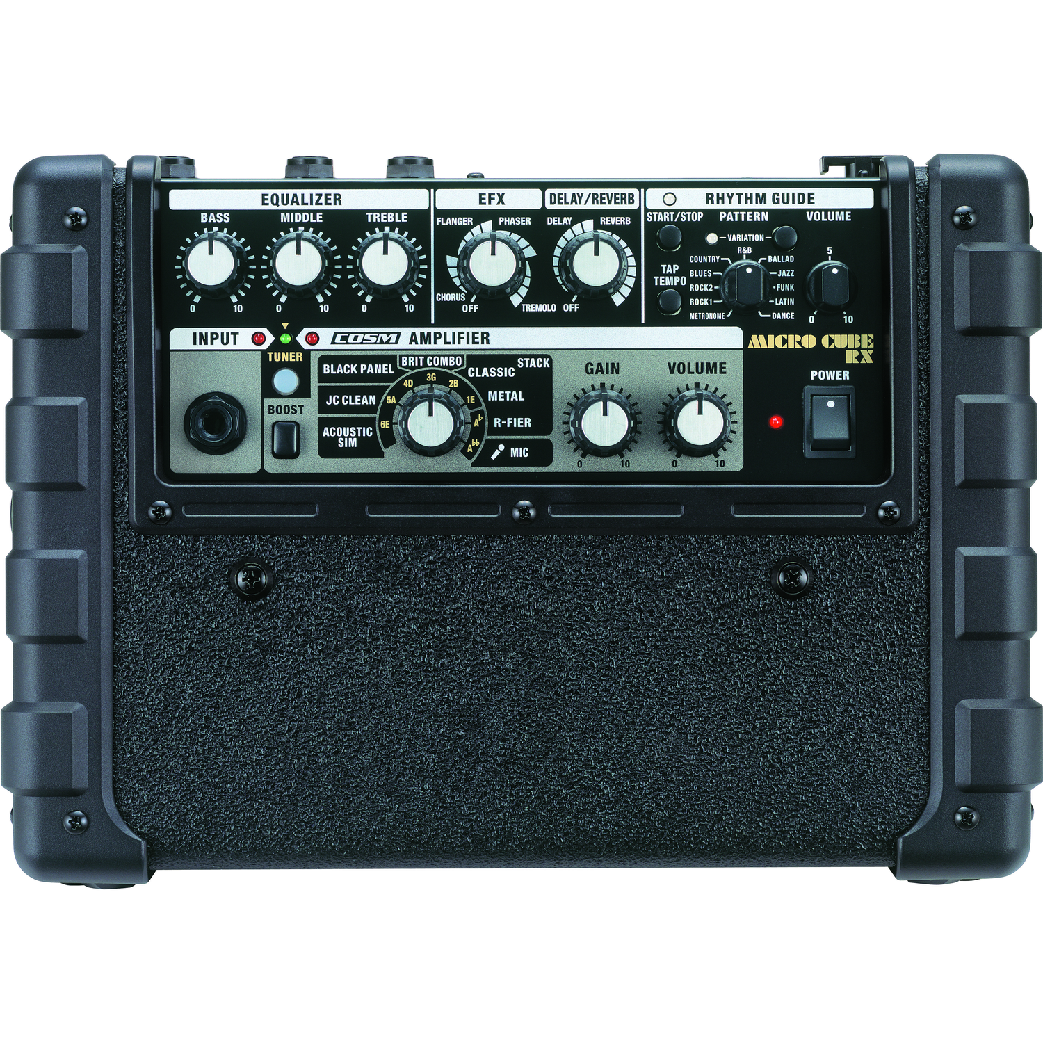 Roland Portable Guitar Amplifiers Roland Micro Cube RX 5W 4x4 Portable Guitar Amplifier with Rhythm Guide