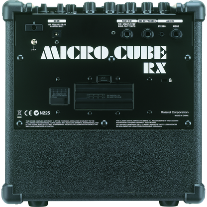 Roland Portable Guitar Amplifiers Roland Micro Cube RX 5W 4x4 Portable Guitar Amplifier with Rhythm Guide