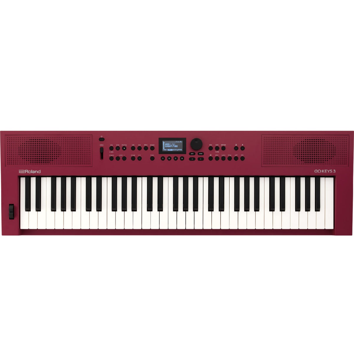 Roland Portable Keyboards Dark Red Roland Go Keys 3 Music Creation Portable Keyboard #color_dark-red