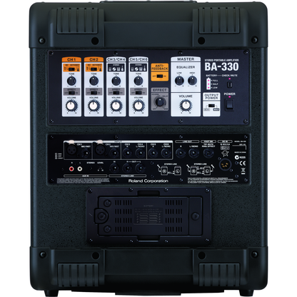 Roland Portable Pa Systems Roland BA-330 Battery Powered Portable Stereo PA System