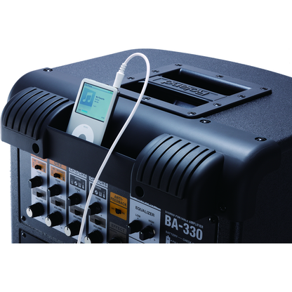 Roland Portable Pa Systems Roland BA-330 Battery Powered Portable Stereo PA System