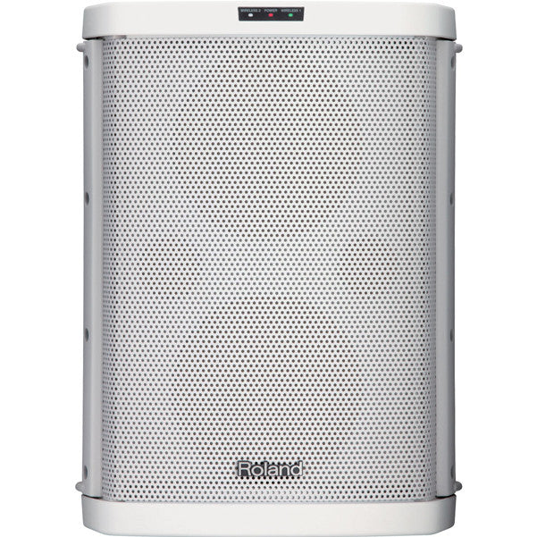 Roland Portable Pa Systems White Roland BA55 Battery Powered Portable Amplifier