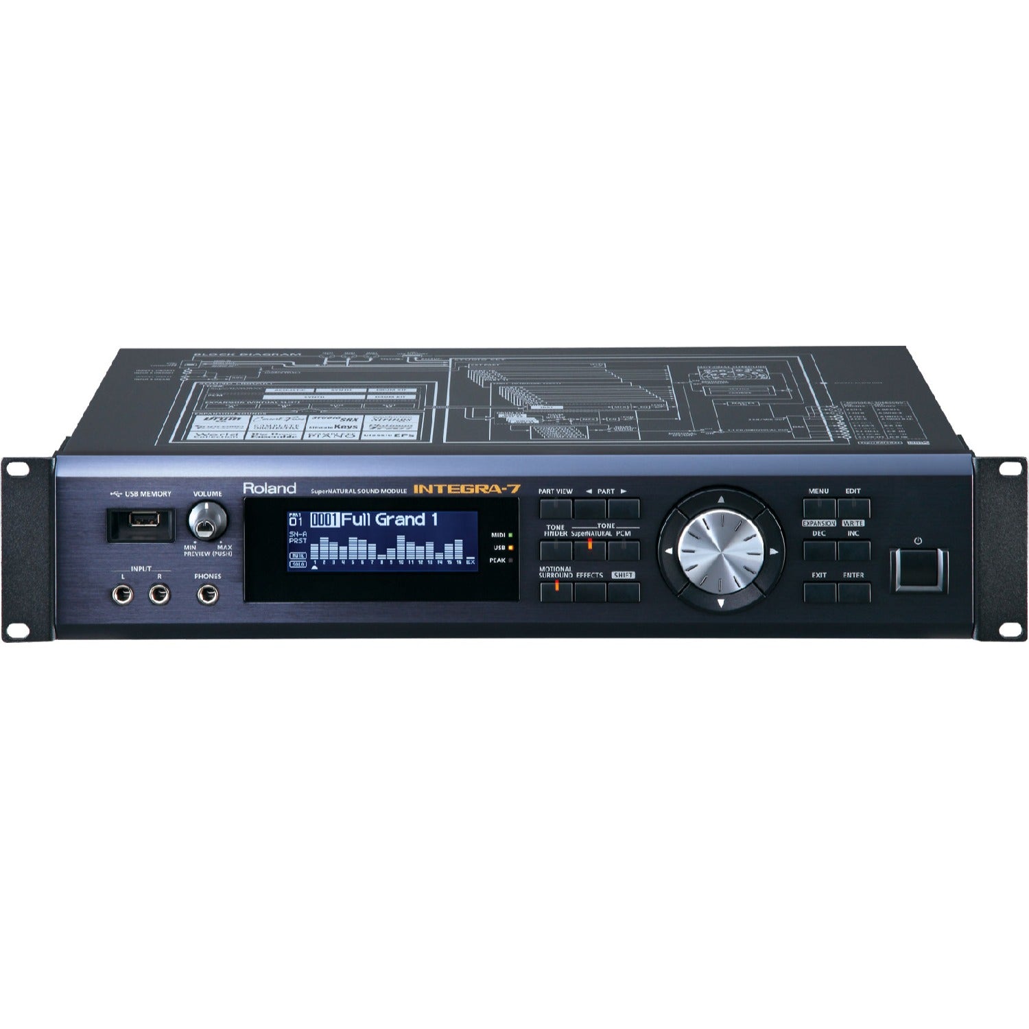 Roland Rack Mounted Effects Roland INTEGRA-7 Super NATURAL Sound Module