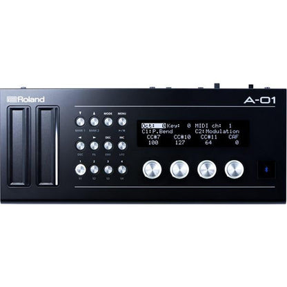 roland synthesizers roland a-01k compact midi bluetooth studio production controller and sequencer