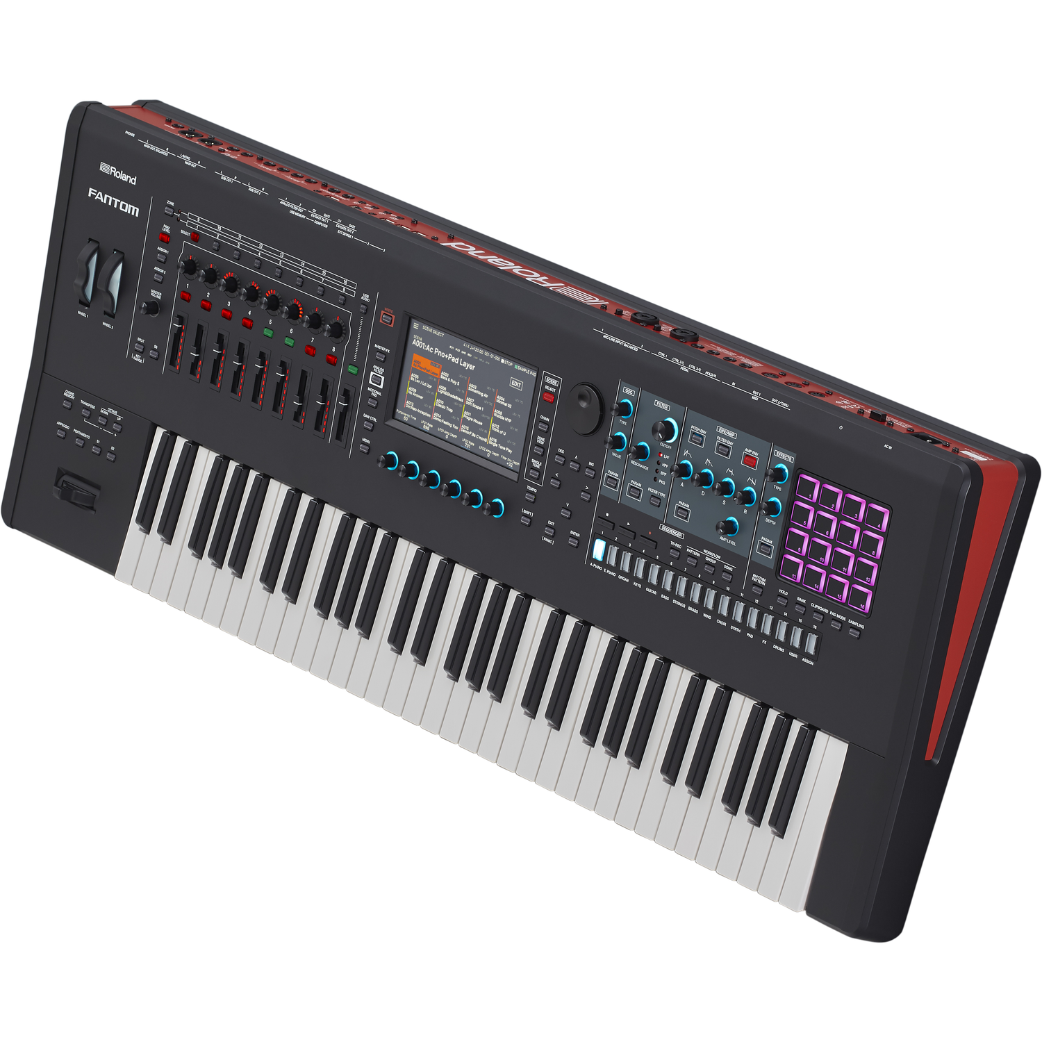Roland Synthesizers Roland Fantom 6 61 Key Synthesizer Keyboard