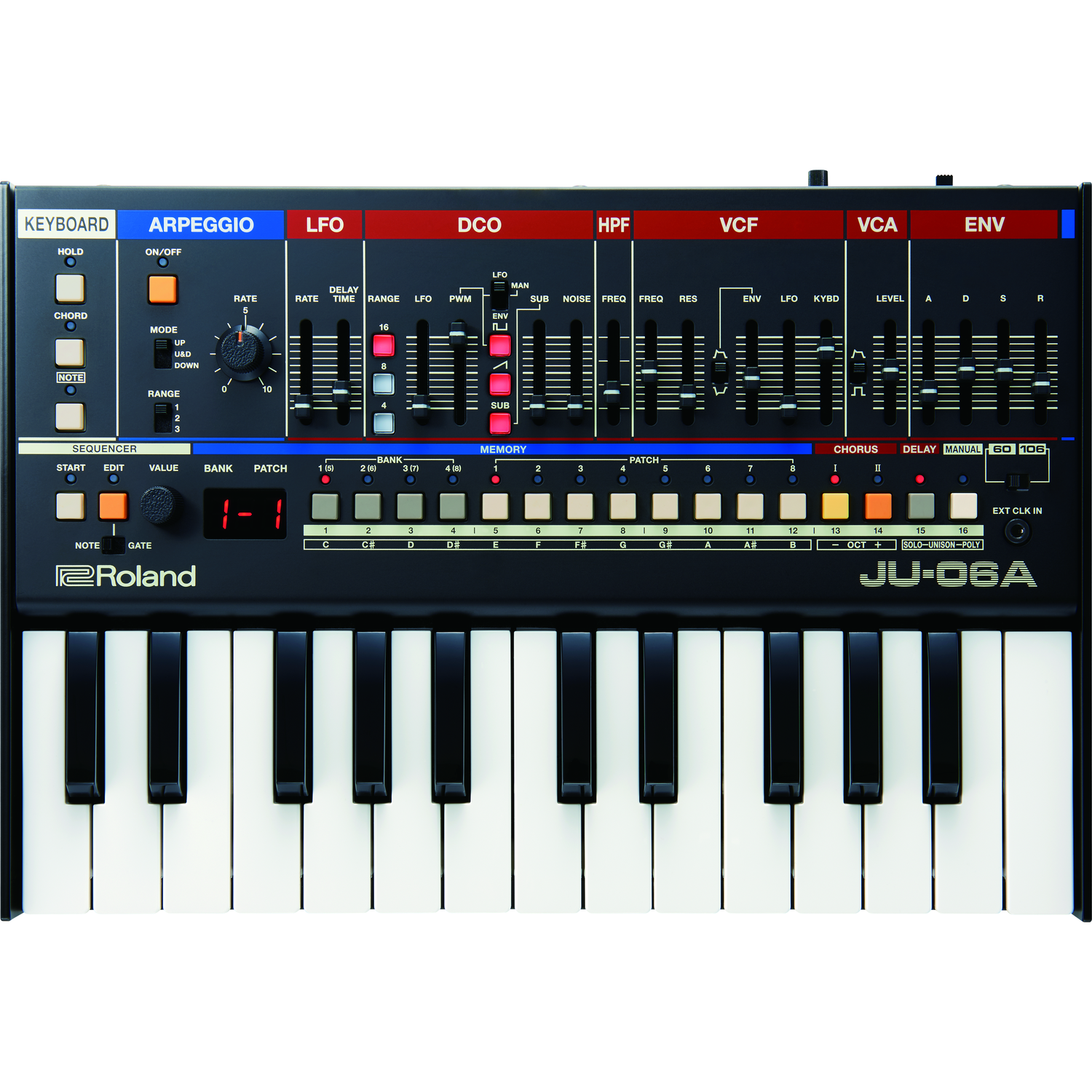 Roland Synthesizers Roland JU-06A Boutique Sound Module Synthesizer